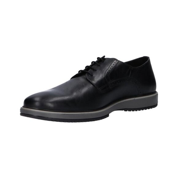 Geox Men's Tyren Tumbled Leather Derby Shoe Oxford - Picture 4 of 7